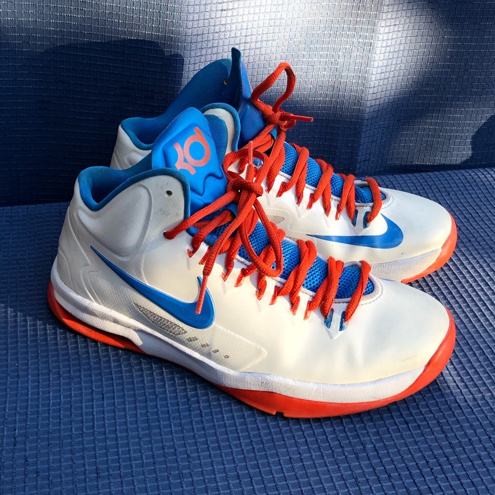 Nike Kevin Durants white and orange